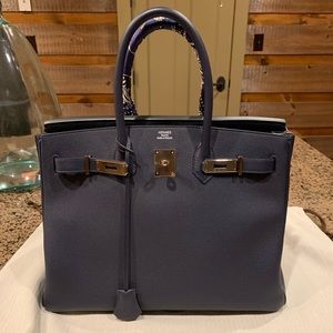 Hermes Birkin Togo Bleu Nuit 35
